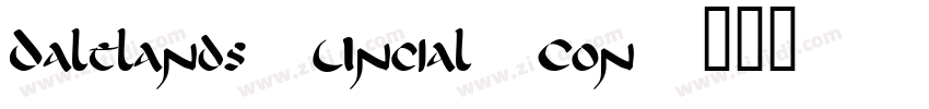 Dalelands Uncial Con字体转换